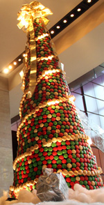 A Christmas Tree of Macarons