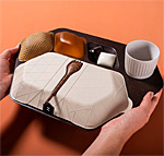 Partially-Edible Flight Meal Trays